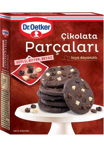 Çikolata Parçaları Sütlü Bitter Beyaz