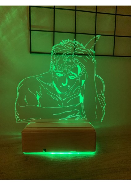 Killing Stalking Sangwoo 16 Renk Gece Lambası
