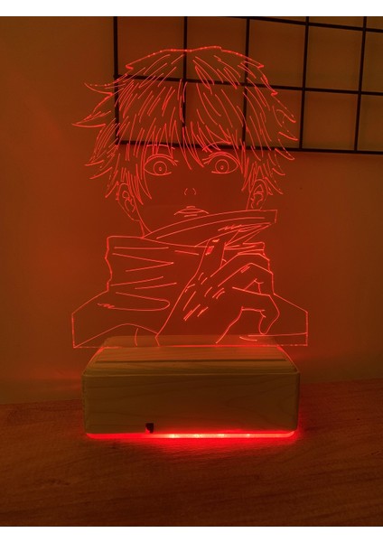 Jujutsu Kaisen Satoru Gojo 16 Renk Gece Lambası