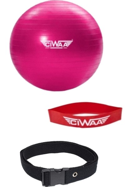 CWA-2165 Pilates Topu Egzersiz Seti Seti 3 Lü  Takım