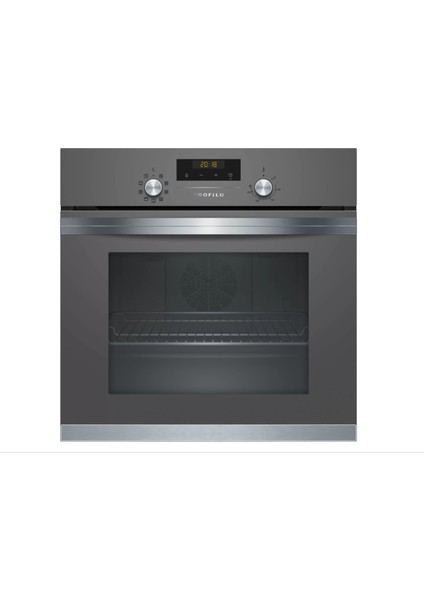 FRMA125G 66 Lt 8 Programlı Platin Gri Ankastre Fırın