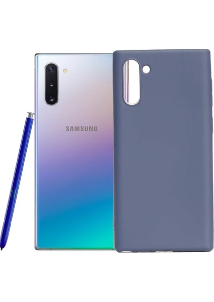 Samsung Galaxy Note 10 Plus Kılıf Premier Yumuşak Sofr Mat Renkli İnce Klasik Standart Silikon Kapak