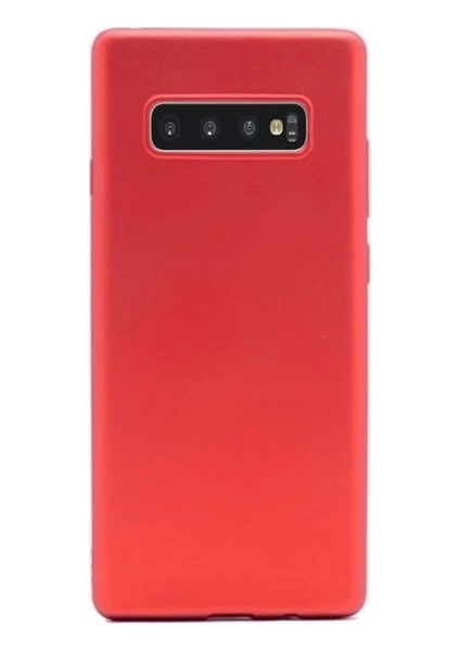 Samsung Galaxy S10 Kılıf Premier Yumuşak Sofr Mat Renkli İnce Klasik Standart Silikon Kapak