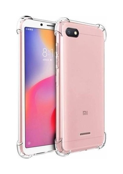 Xiaomi Redmi Note 5A Kılıf AntiShock Köşe Korumalı Darbe Emici Crystal Berrak Şeffaf Sert Silikon