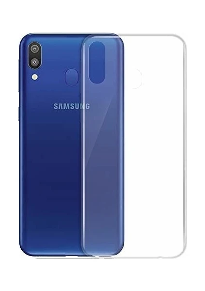 Samsung Galaxy A10 Kılıf Şeffaf Süper Silikon