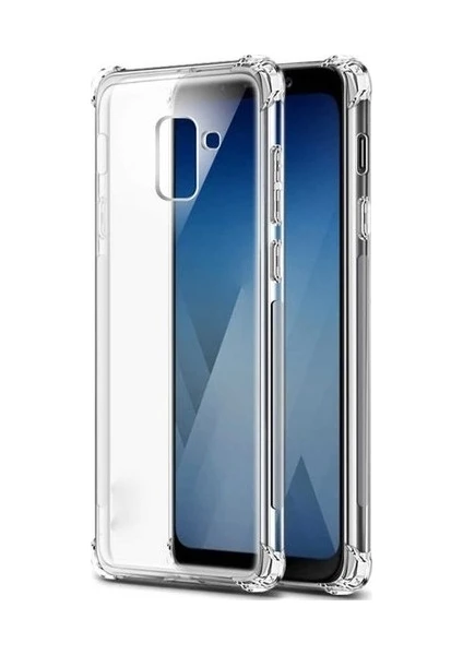 Samsung Galaxy A6 2018 Kılıf AntiShock Köşe Korumalı Darbe Emici Crystal Berrak Şeffaf Sert Silikon