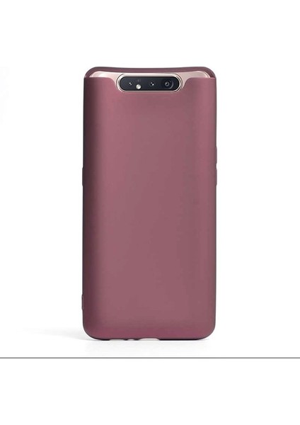 Samsung Galaxy A80 Kılıf Premier Yumuşak Sofr Mat Renkli İnce Klasik Standart Silikon Kapak