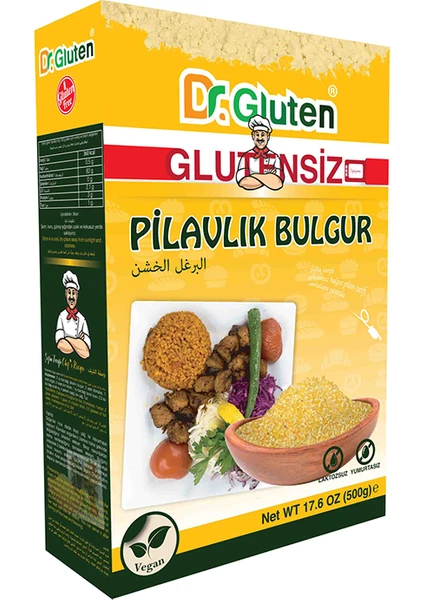 Dr. Gluten Pilavlık Bulgur 500 gr (Glutensiz)