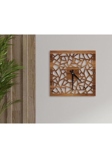 Gift Dekoratif 45CM Ahşap Duvar Saati-22