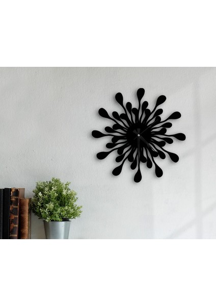 Gift Dekoratif 45CM Ahşap Duvar Saati-36