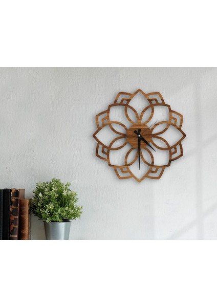 Gift Dekoratif 45CM Ahşap Duvar Saati-23
