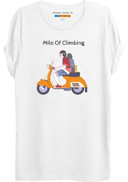 Gent Kamp Temalı Baskılı T-Shirt - W
