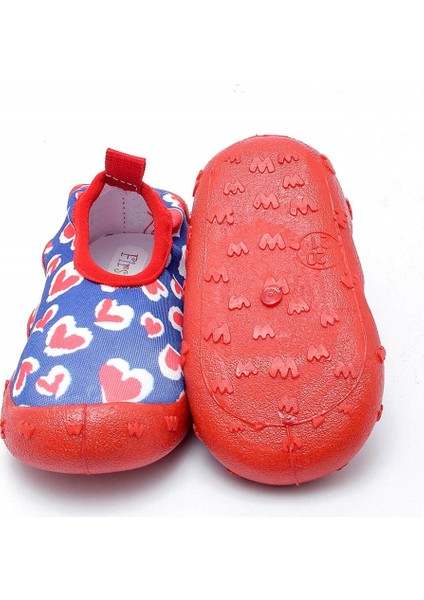 Red Love Kaydırmaz Havuz ve Deniz Ayakkabısı KIRMIZI-LACIVERT-F-482