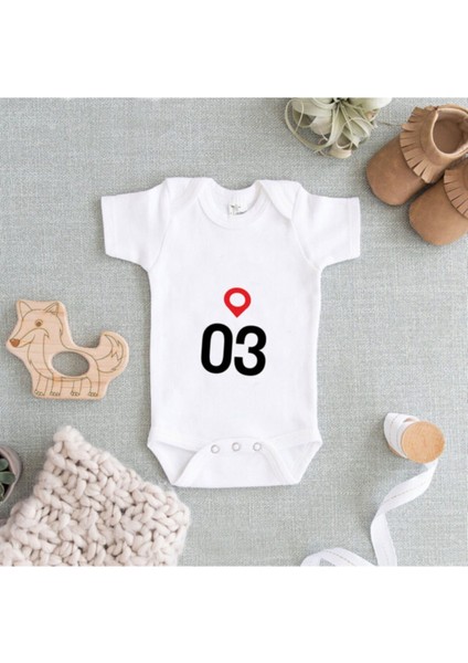 Beyaz Baskılı Zıbın