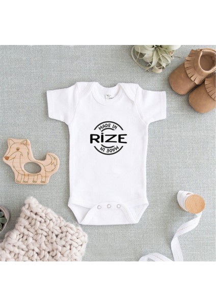 Unisex Bebek Baskılı Zıbın