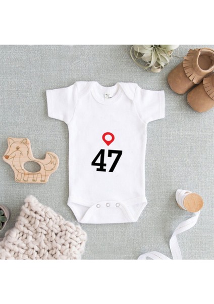 Beyaz Baskılı Zıbın