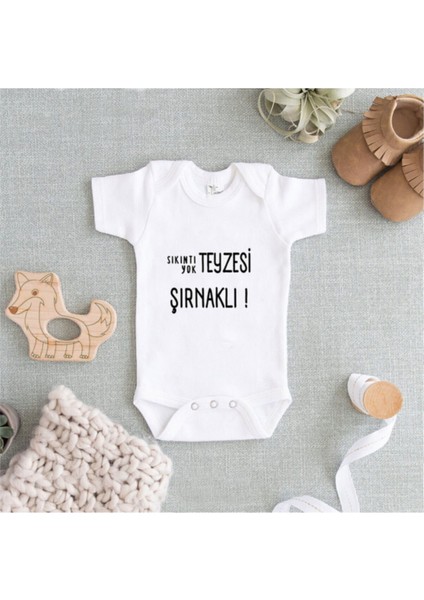 Sıkıntı Yok ! Beyaz Baskılı Zıbın
