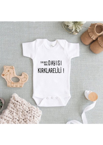 Sıkıntı Yok ! Beyaz Baskılı Zıbın