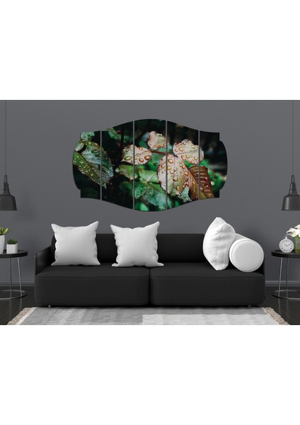 Su Damlası Yapraklar Mdf TABLO-0722 (Model C) modelleri