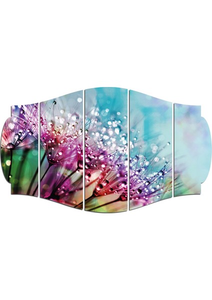 Su Damlası Renkli Mdf TABLO-0725 (Model C)