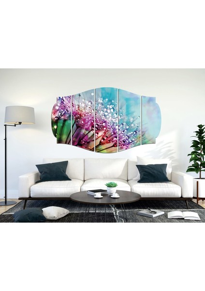 Su Damlası Renkli Mdf TABLO-0725 (Model C) fiyatları