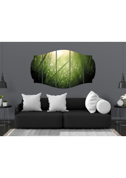Su Damlası Çimen Yeşil Mdf TABLO-0715 (Model C) modelleri