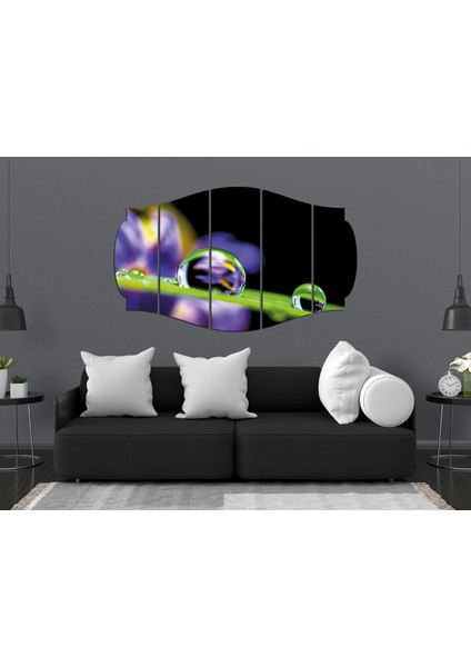 Su Damlası Çiçek Mdf TABLO-0714 (Model C) modelleri