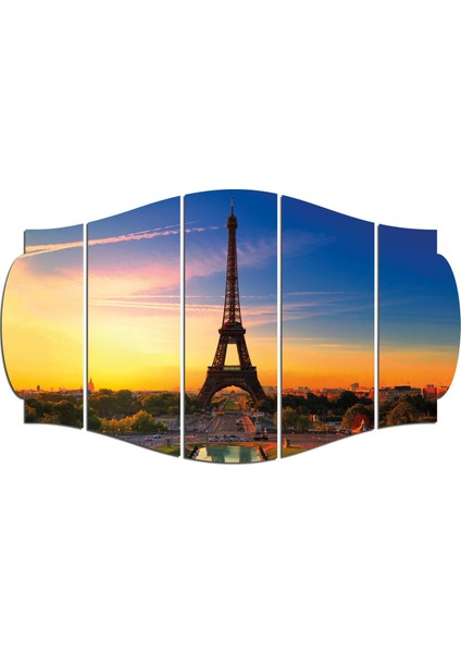 Paris Eyfel Kulesi Mdf TABLO-1663 (Model C)