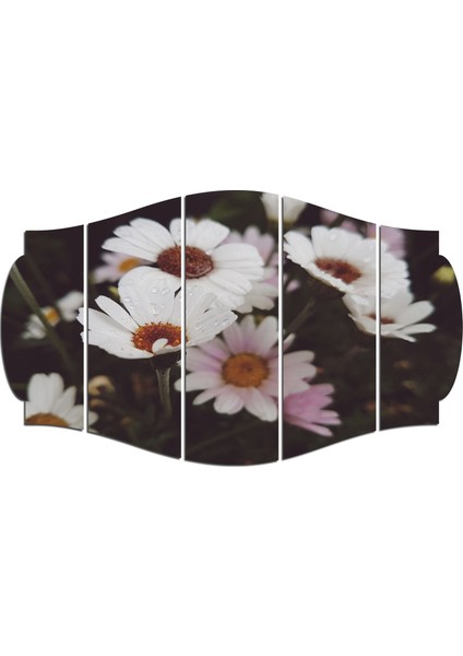 Beyaz Papatya Mdf TABLO-0828 (Model C)