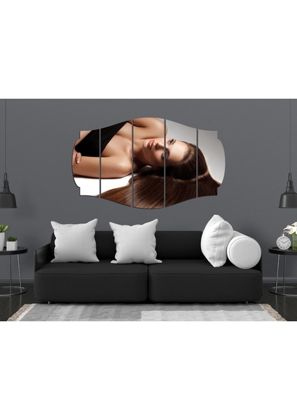 Kadın Saç Modeli Kuaför Mdf TABLO-1012 (Model C) modelleri