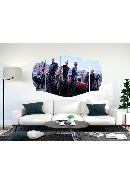 Hızlı ve Öfkeli Mdf TABLO-1302 (Model C)