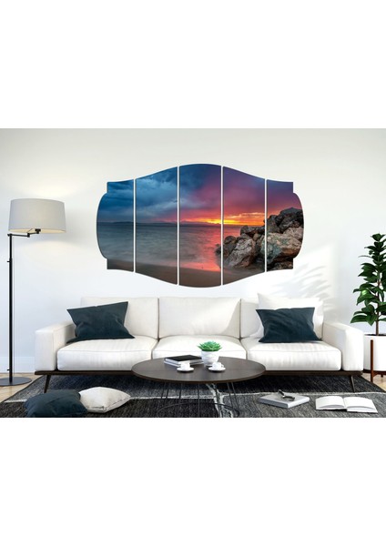 Gün Batımı Sunset Mdf TABLO-1417 (Model C)