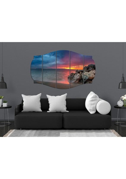 Gün Batımı Sunset Mdf TABLO-1417 (Model C)