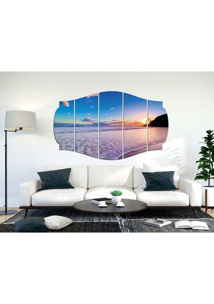 Sahil Kıyı Deniz Mdf TABLO-2152 (Model C)