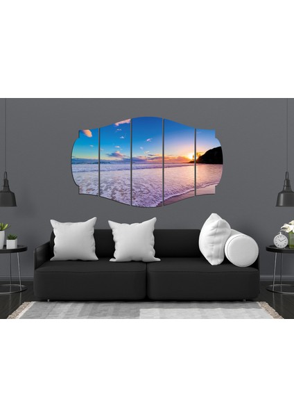 Sahil Kıyı Deniz Mdf TABLO-2152 (Model C)