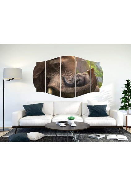 Fil ve Yavrusu Mdf TABLO-2712 (Model C) fiyatları