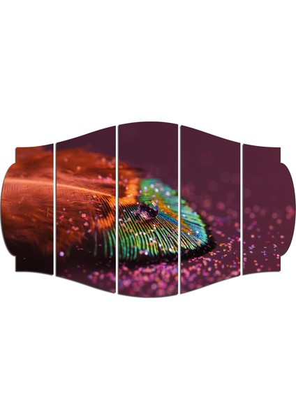 Renkler Tüy Su Damlası Mdf TABLO-2988 (Model C)