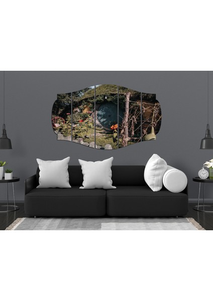 Hobbit Köy Shıre Mdf TABLO-2983 (Model C)
