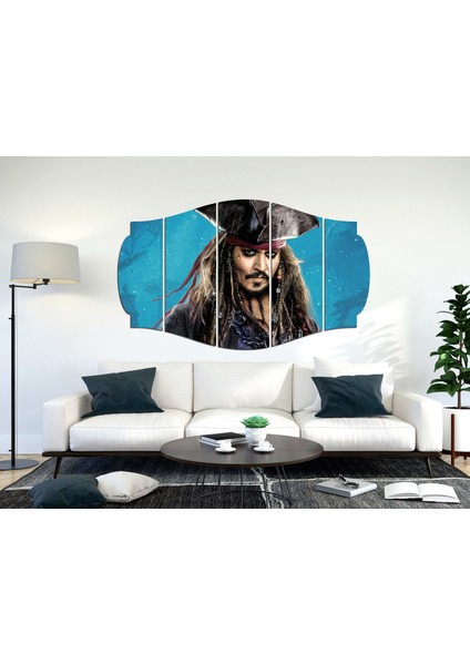Karayip Korsanları Jack Sparrow Mdf TABLO-3420 (Model C)