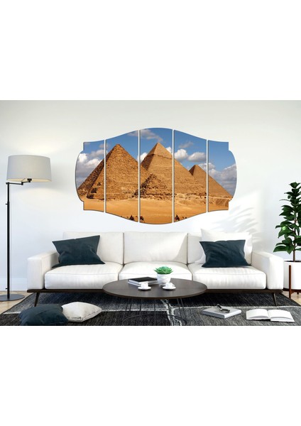 Mısır Piramitleri Mdf TABLO-3459 (Model C)