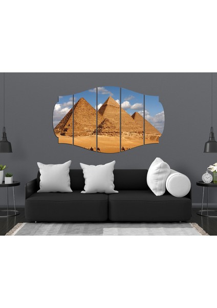 Mısır Piramitleri Mdf TABLO-3459 (Model C)