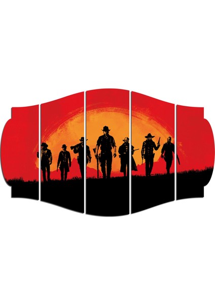 Red Dead Redemption Mdf TABLO-3251 (Model C)