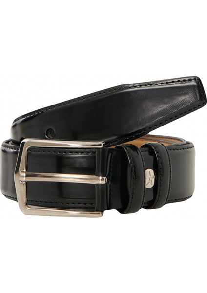 ALTINYILDIZ CLASSICS Erkek Siyah Klasik Desensiz Takım Elbise Kemeri