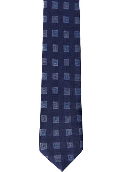 ALTINYILDIZ CLASSICS Erkek Lacivert-Mavi Desenli Klasik Nano Kravat fiyatları