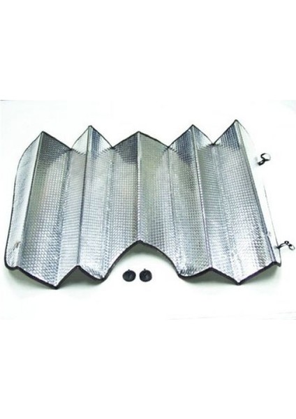 Araba Ön Cam Güneşlik Oto Ön Cam Folyolu Katlanabilir Güneşten Koruyucu Perde Güneşlik 130 x 60 cm