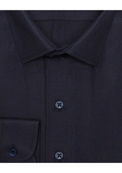 Slim Fit Armür Desenli Erkek Gömlek fiyatları