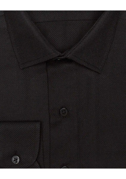 Slim Fit Armür Desenli Erkek Gömlek modelleri