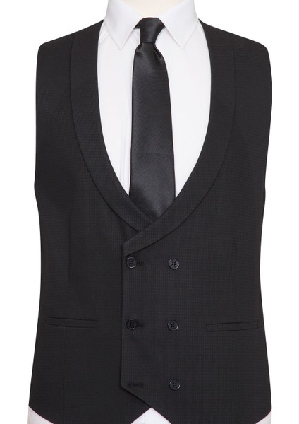 Yelekli Slim Fit Takım Elbise modelleri