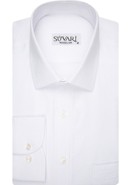 Armür Desenli Erkek Gömlek