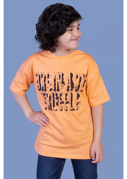Toontoy Erkek Çocuk Yazı Baskılı Tişört